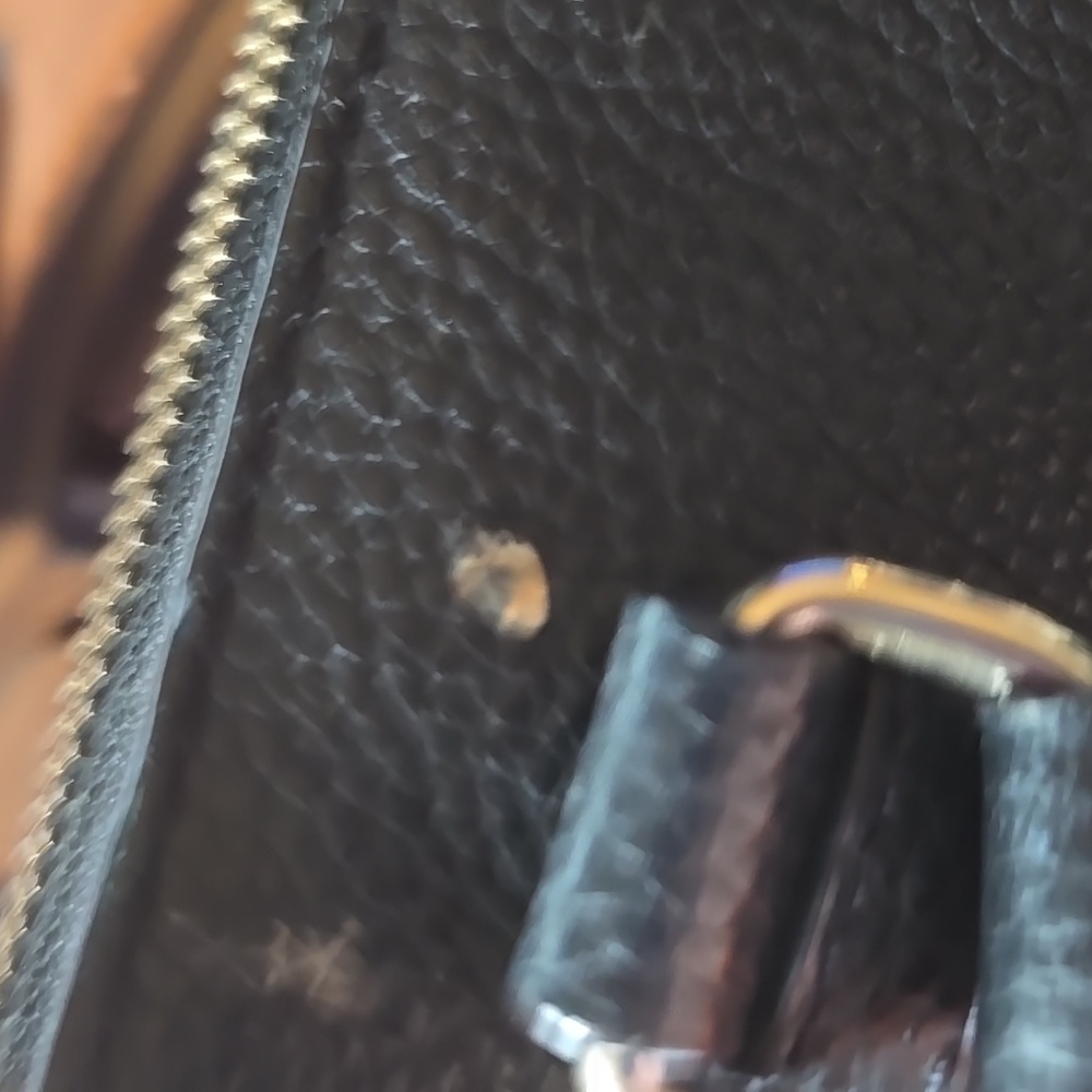 Kate Spade Black Satchel with Pebbled Leather and Gold Hardware - Picture 15 of 17